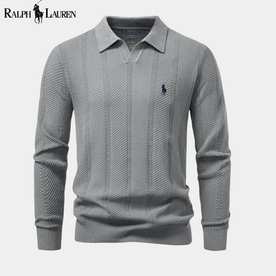 Turo | Pitkähihainen neulottu V-kauluspaita