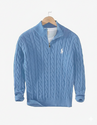 RJ | Neljännesvetoketjullinen palmikkoneule