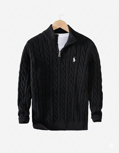 RJ | Neljännesvetoketjullinen palmikkoneule