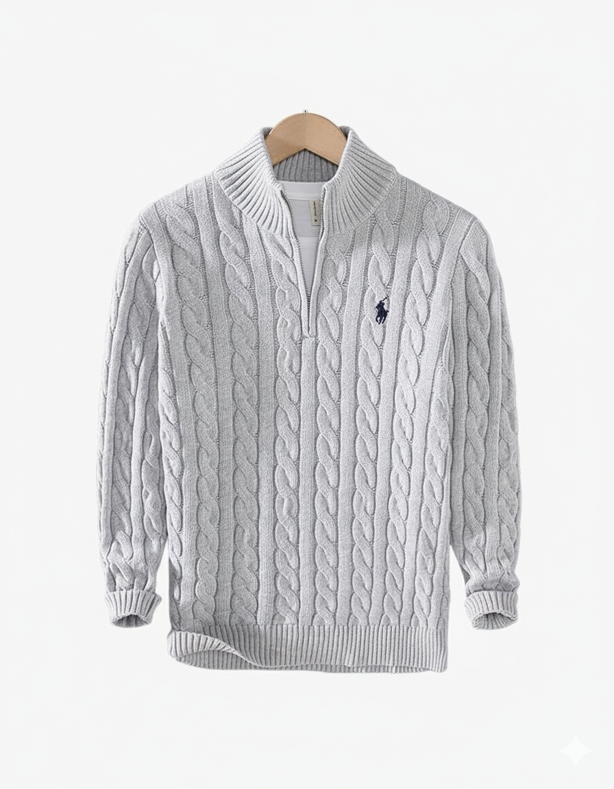 RJ | Neljännesvetoketjullinen palmikkoneule