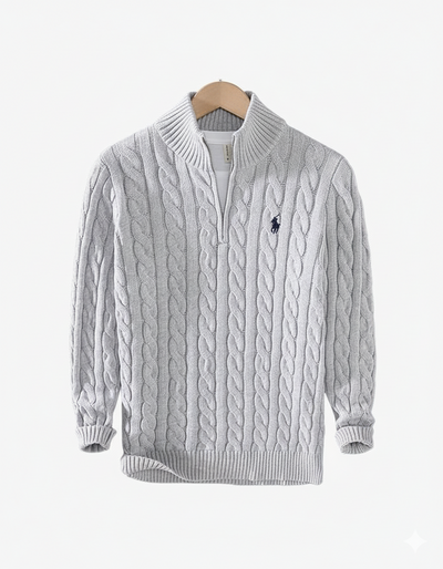 RJ | Neljännesvetoketjullinen palmikkoneule