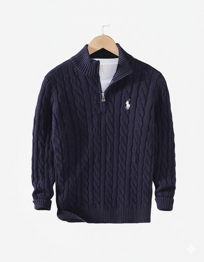 RJ | Neljännesvetoketjullinen palmikkoneule